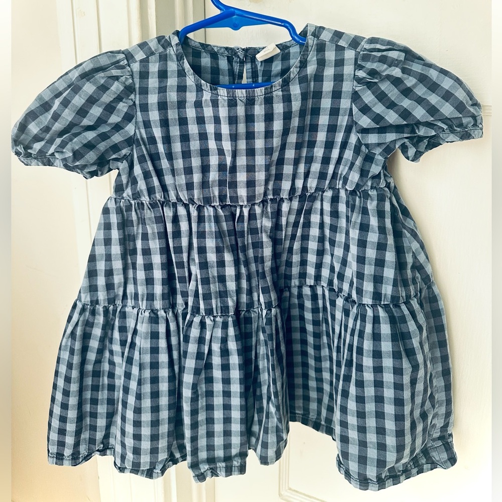 GAP Gingham blue dress 3T